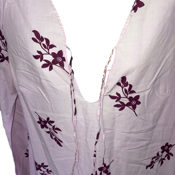 Victoria’s Secret tunic dress floral purples medium - Picture 4 of 5